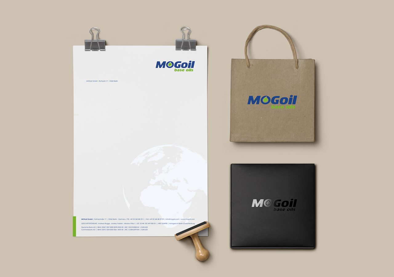 Briefbogen Gestaltung für MOGoil