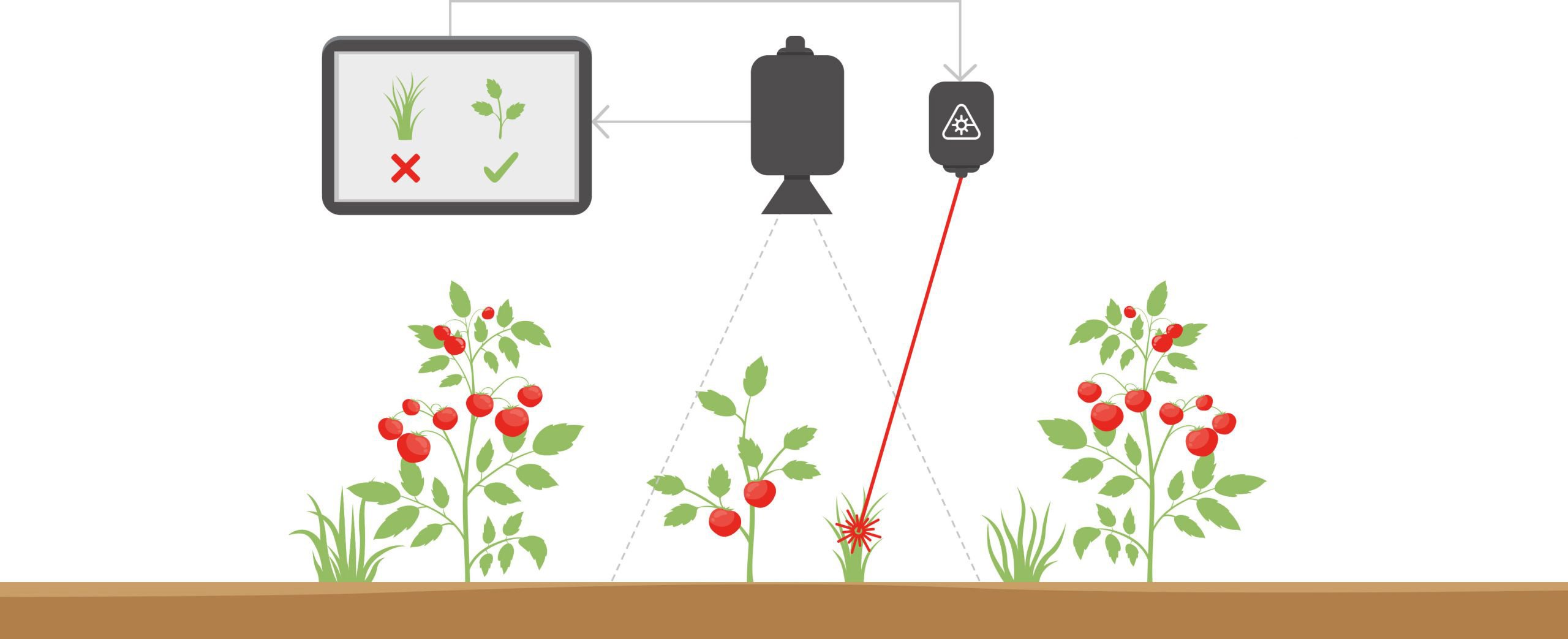 Veranschaulichung des Kontrollsystems als Illustration