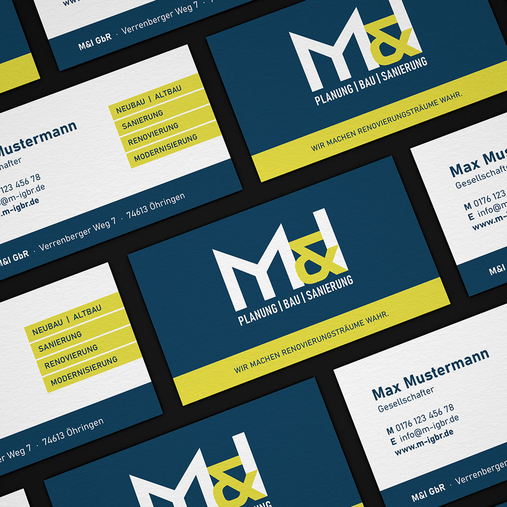 M&I Logodesign und Visitenkarten - Vorschaubild